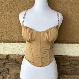 Elegant Tan Women's Top